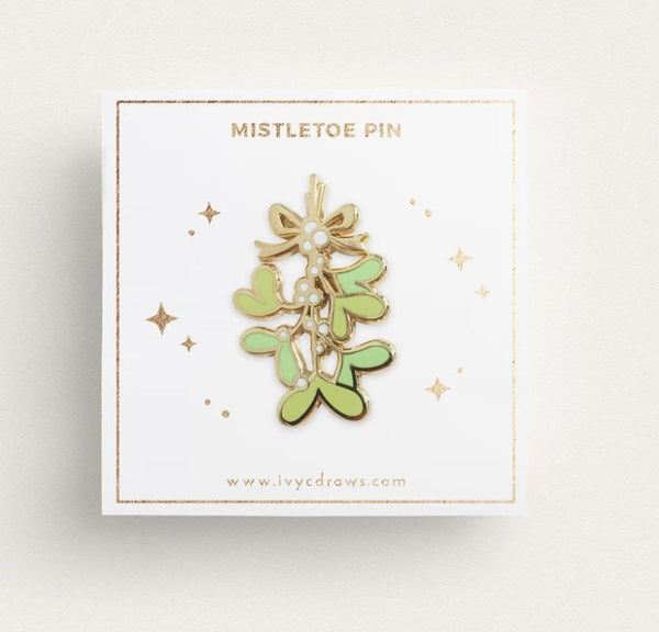 Ivy c Draws - Mistletoe Pin
