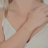 Bronx Origami Crane Bracelet Silver