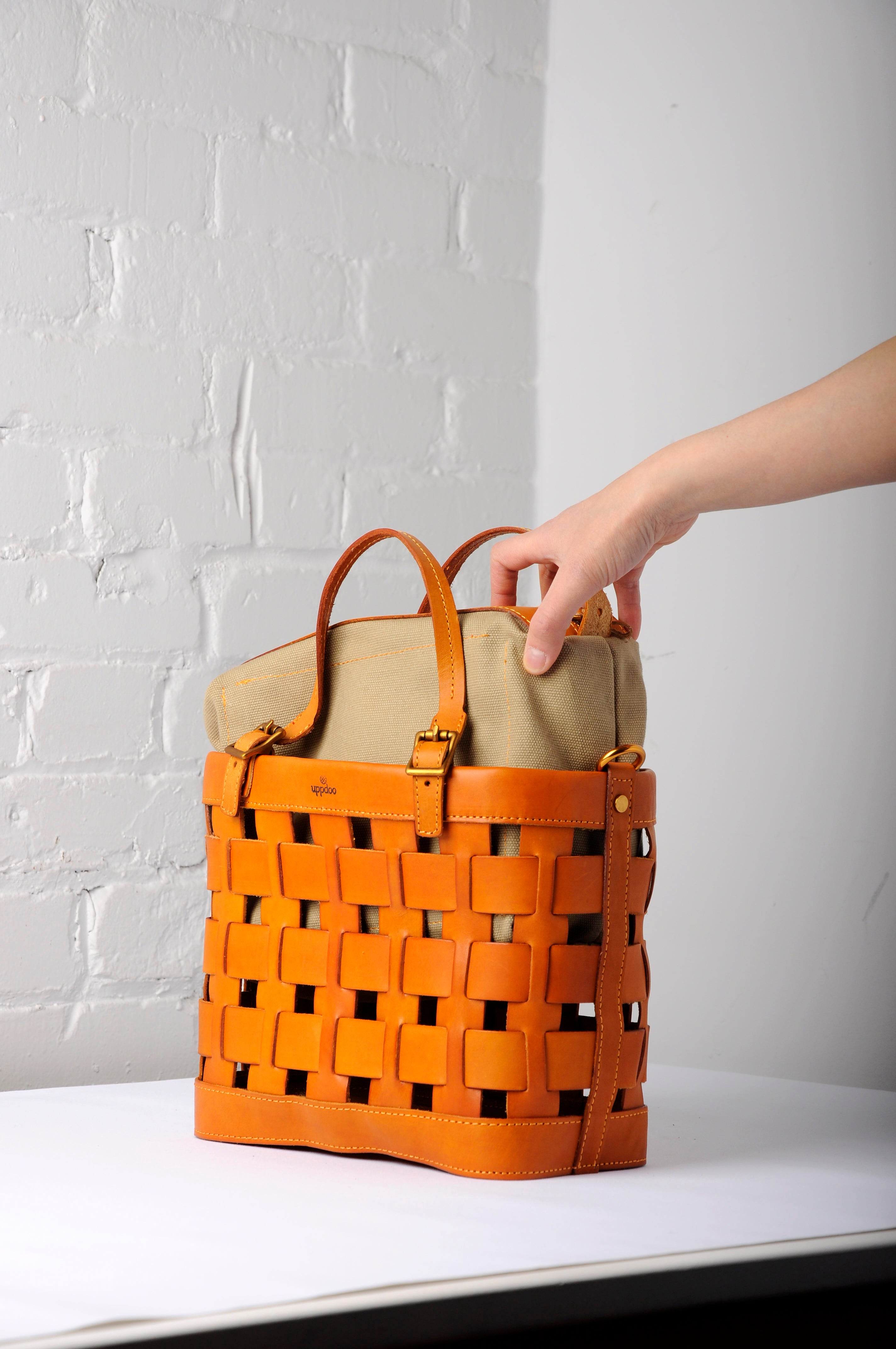 Venture Basket Tote - Tan