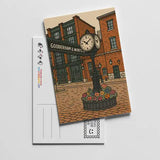 Distillery Clock Postcard
