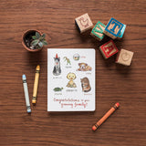 Cat, Dog, Baby Card
