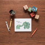 Baby Origami Elephants Card