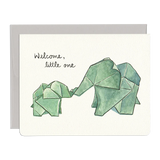 Baby Origami Elephants Card