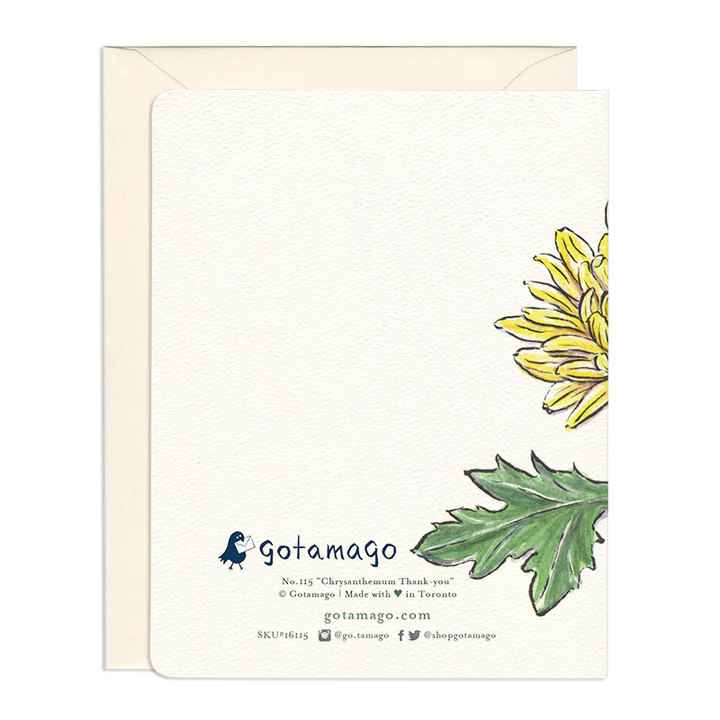 TY Chrysanthemum Card