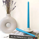 Beeswax/Soy Taper Candle - Mulberry