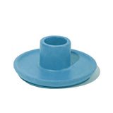 Mesa Taper Candle Holder - Denim Blue