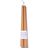 Beeswax/Soy Taper Candle - Mustard