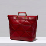 Origami Large Tote - Bordeaux
