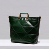 Origami Large Tote - Hunter Green