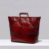 Origami Large Tote - Oxblood