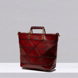 Origami Small Tote - Oxblood