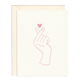 Finger Heart Card