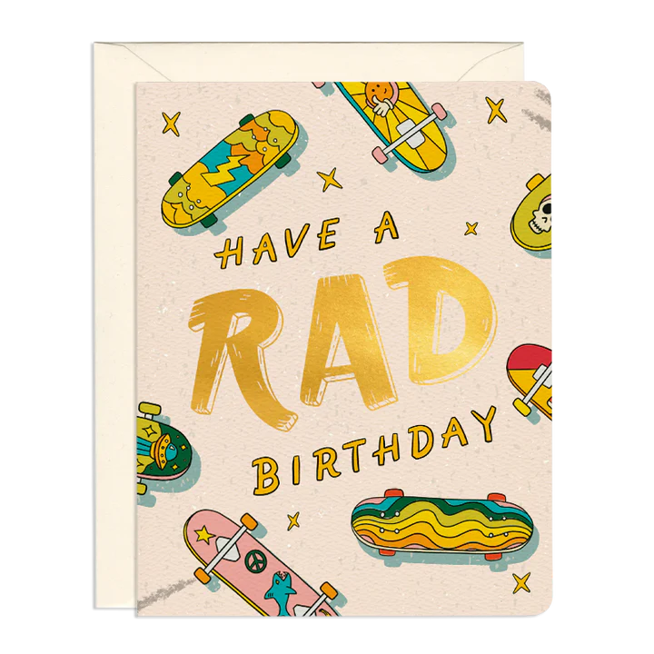 Rad Birthday Card