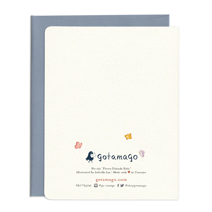 Baby Forest Friends Card
