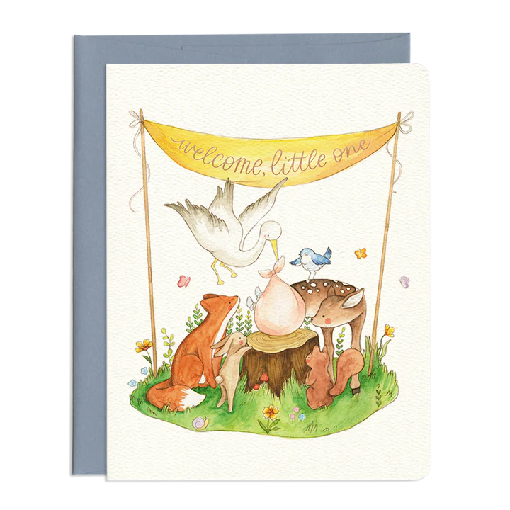 Baby Forest Friends Card