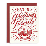 TO Snowglobe Holiday Card
