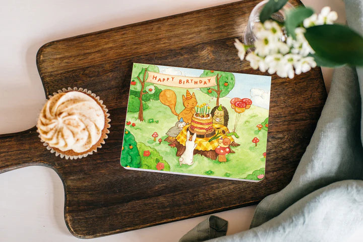 Birthday Forest Friends Card