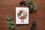 Holey Jolly Christmas Holiday Card