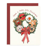 Holey Jolly Christmas Holiday Card