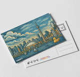 Toronto City View Postcard