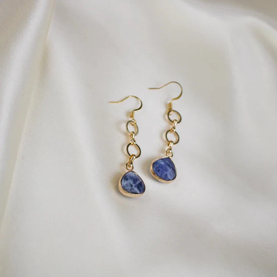 Harley Drop Earrings - Sodalite