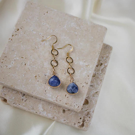 Harley Drop Earrings - Sodalite