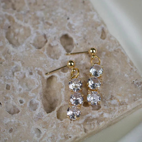 Sierra Rhinestone Drop Earrings