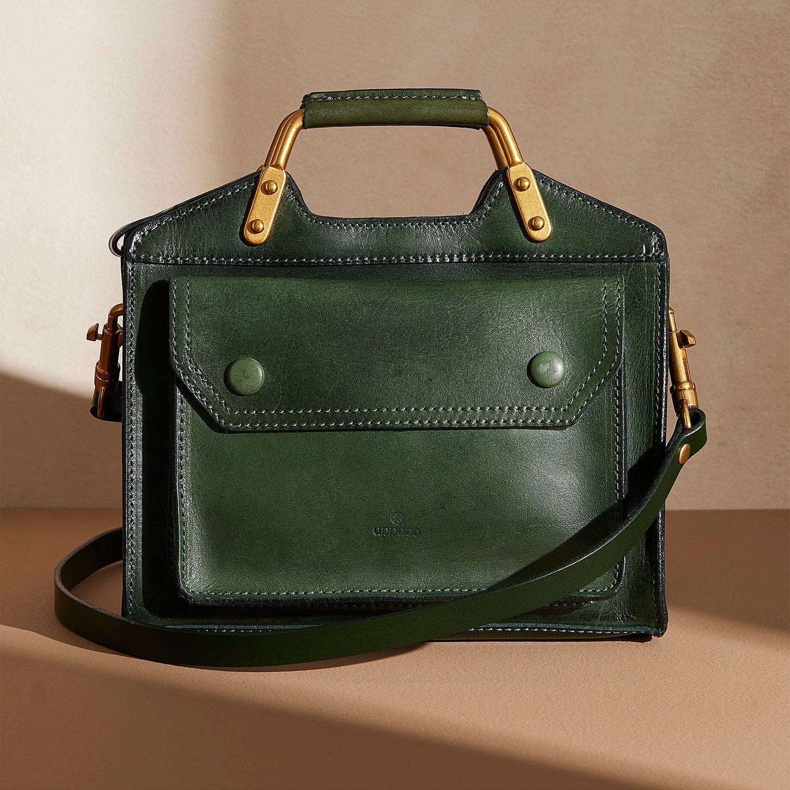 'Neo' Retro Crossbody - Hunter Green