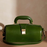 Apex Framed Satchel - Hunter Green