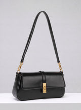 Aura Clutch Crossbody - Black
