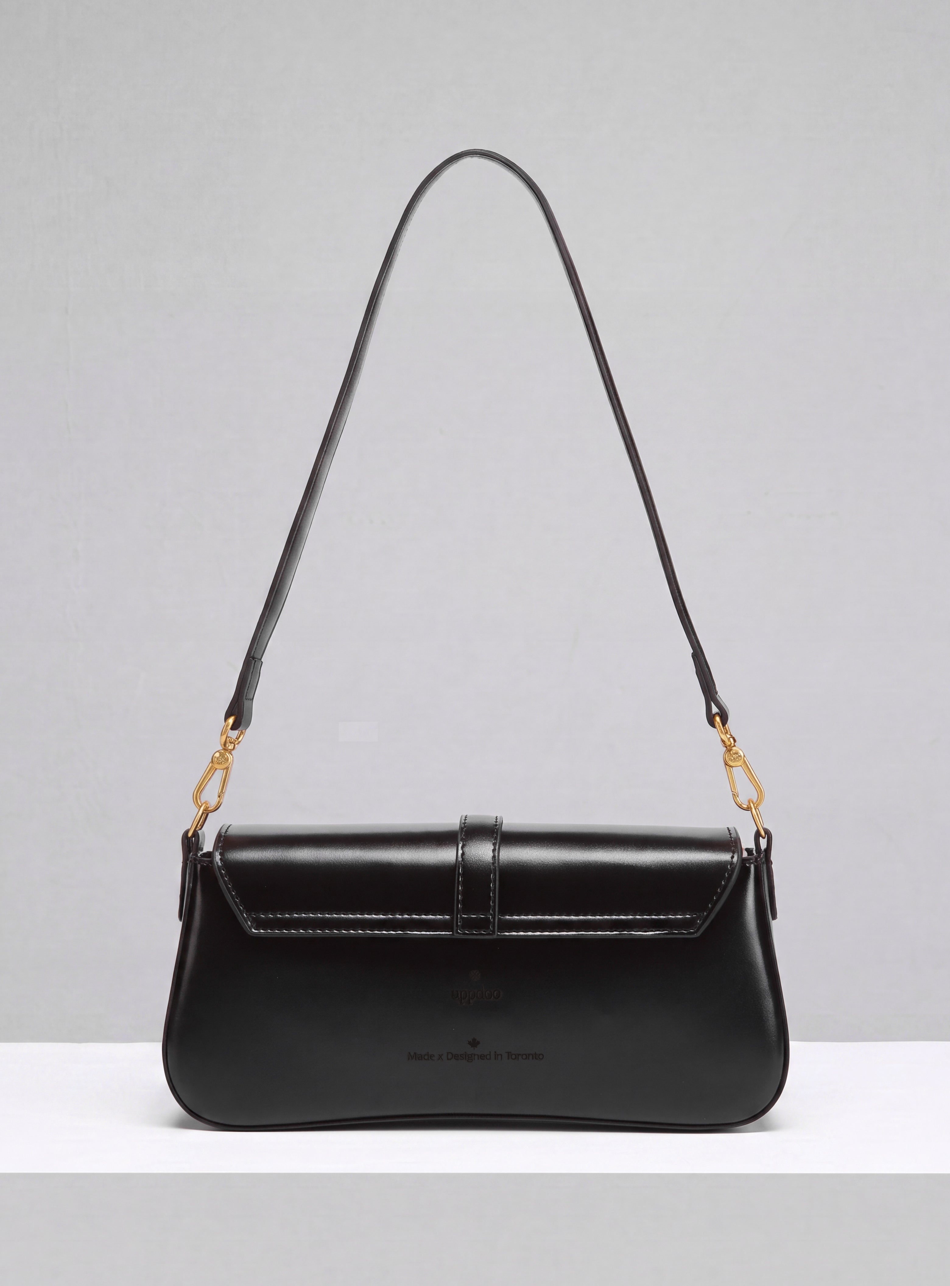 Aura Clutch Crossbody - Black