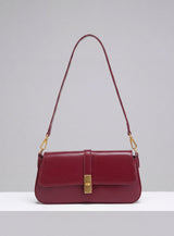 Aura Clutch Crossbody - Bordeaux