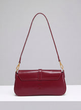 Aura Clutch Crossbody - Bordeaux
