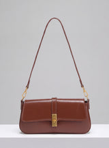 Aura Clutch Crossbody - Chestnut