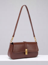 Aura Clutch Crossbody - Chestnut