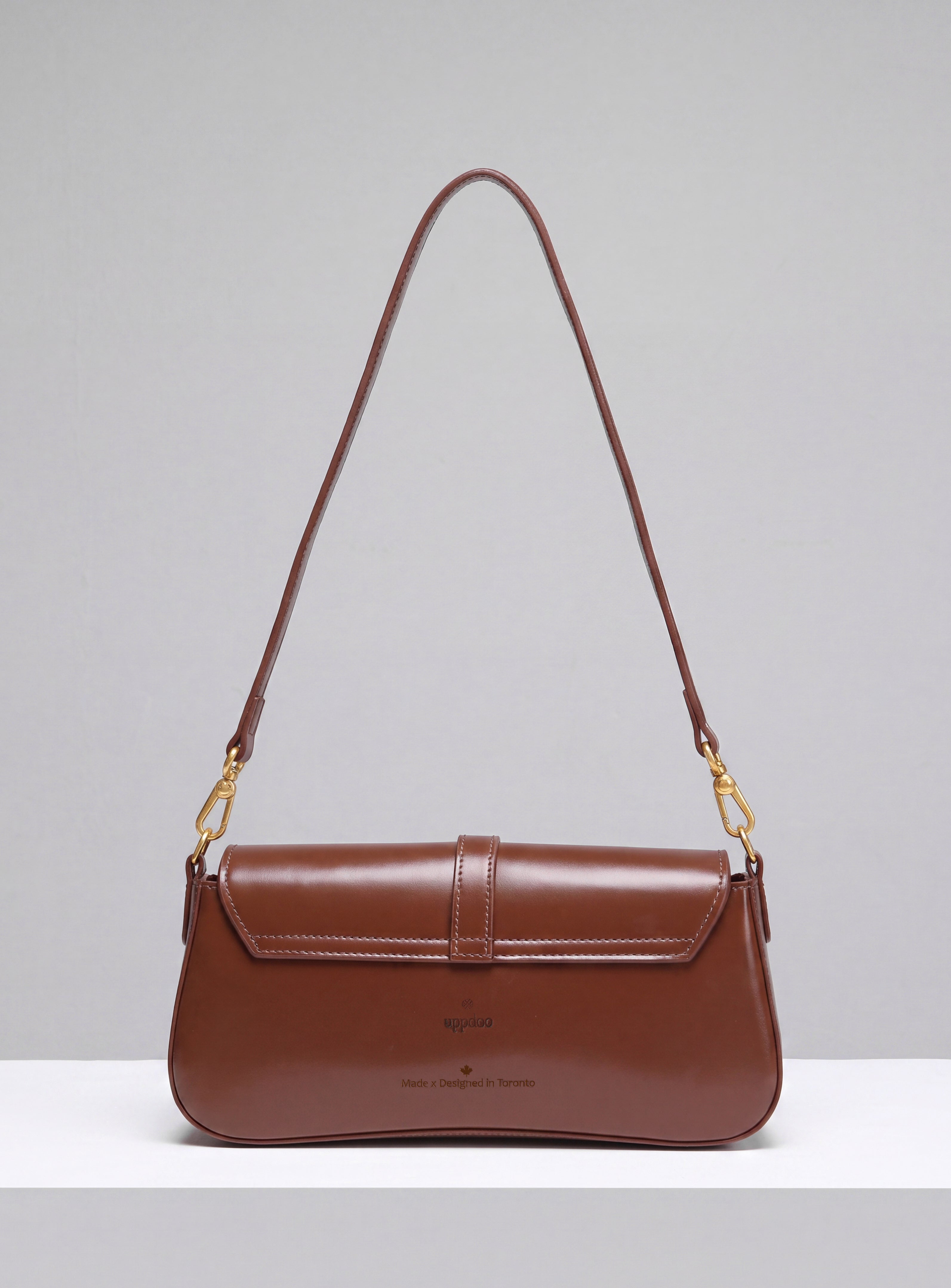Aura Clutch Crossbody - Chestnut