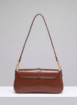 Aura Clutch Crossbody - Chestnut