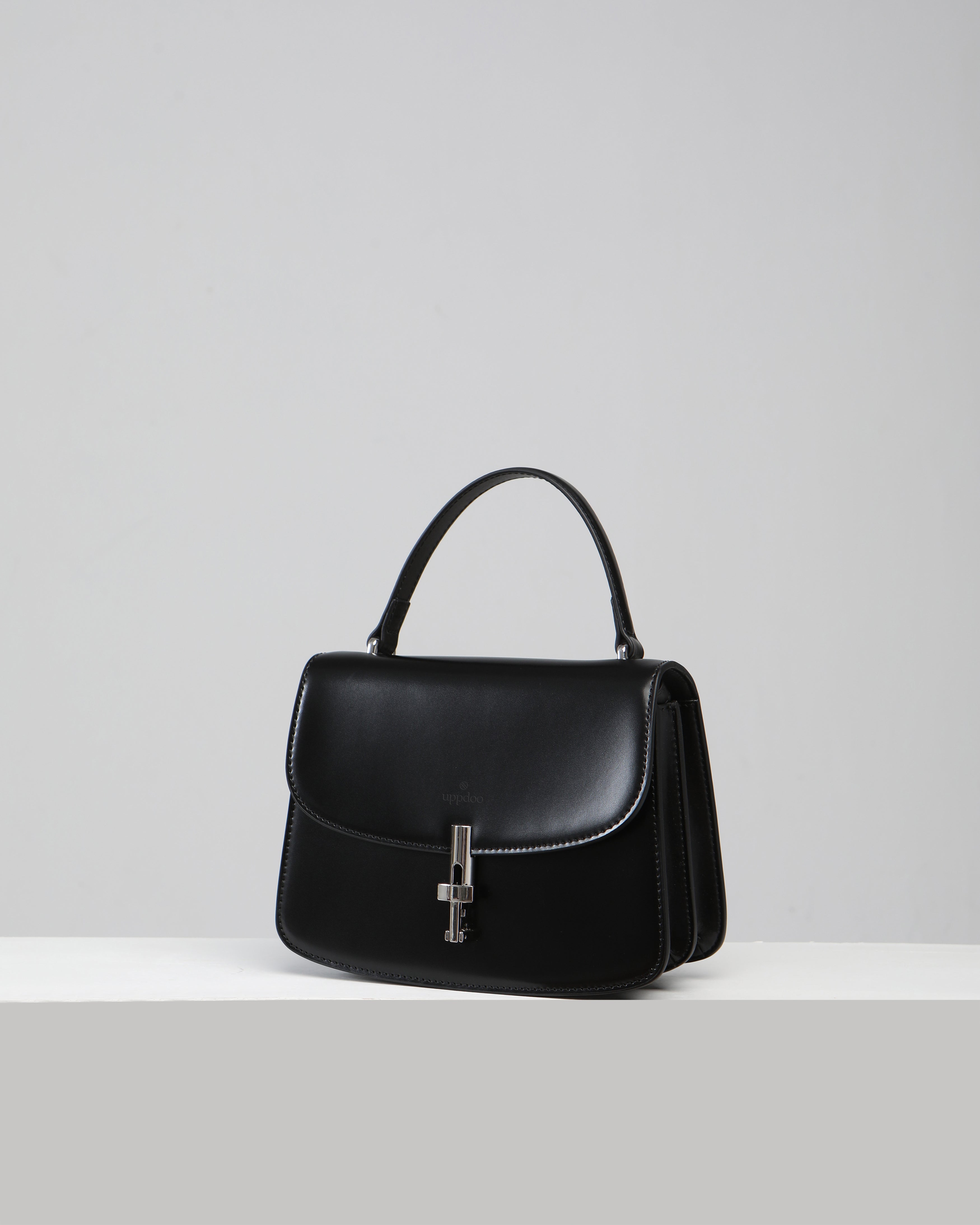 Aura Top-handle Satchel - Black