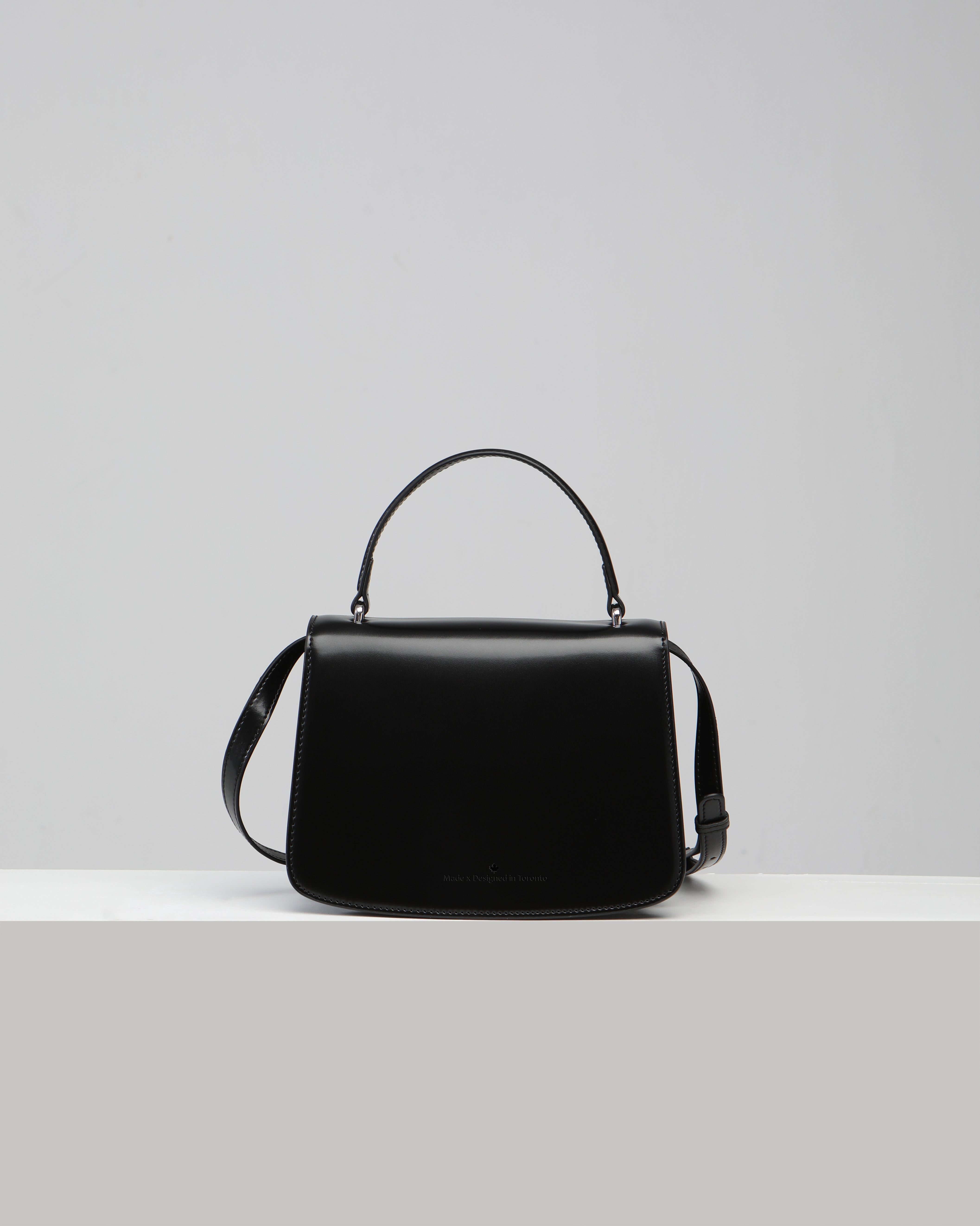 Aura Top-handle Satchel - Black