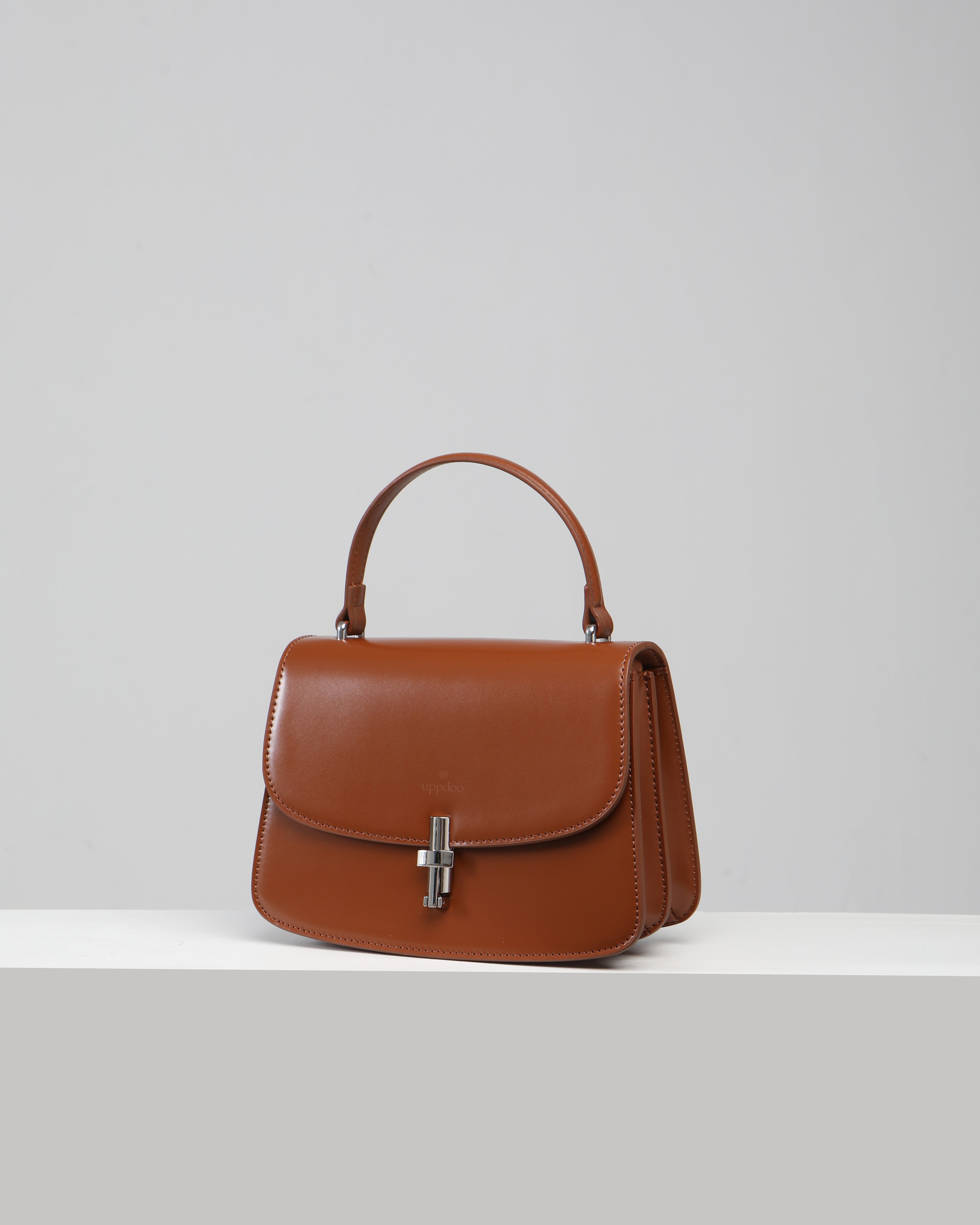 Aura Top-handle Satchel - Caramel