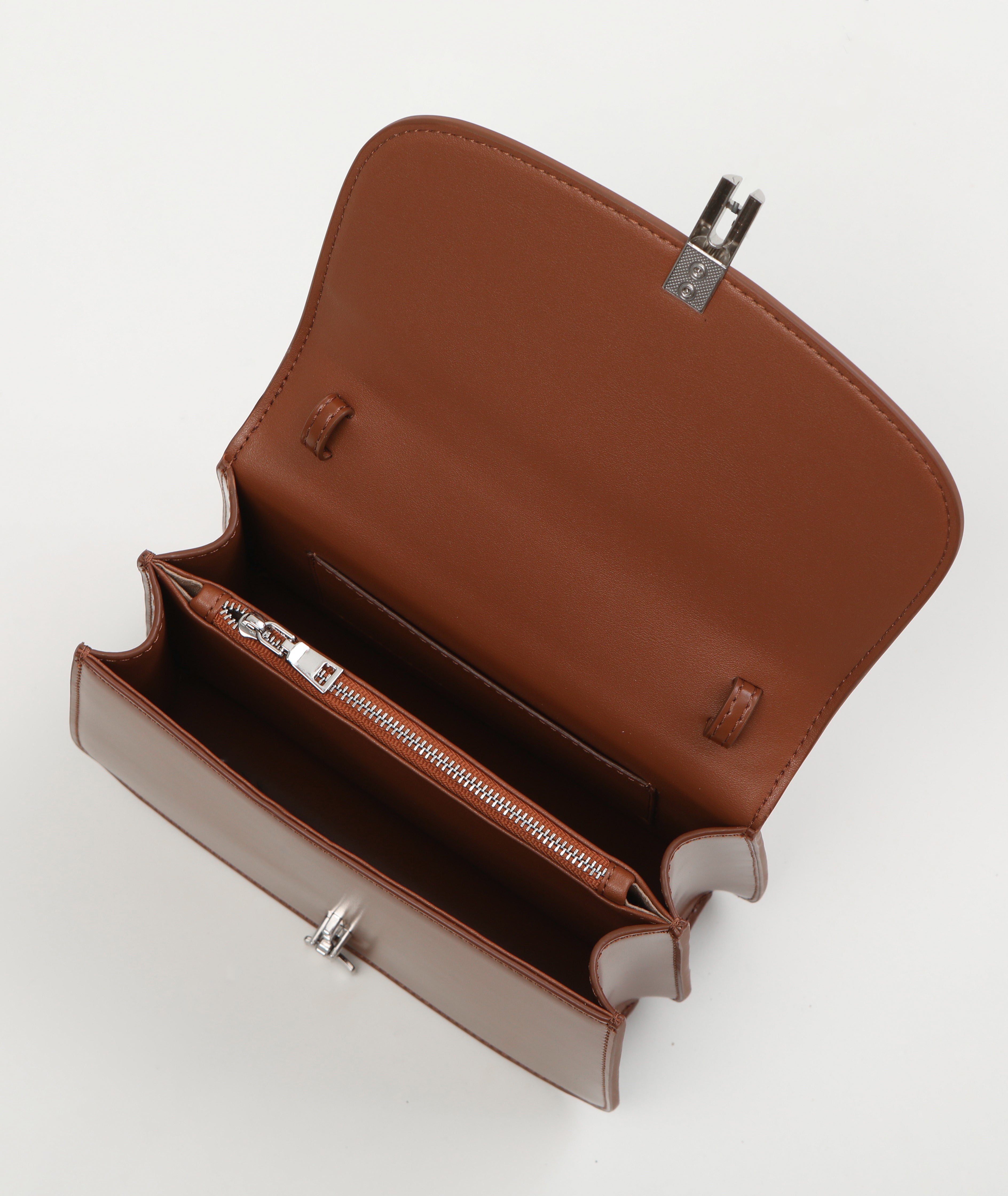 Aura Top-handle Satchel - Caramel