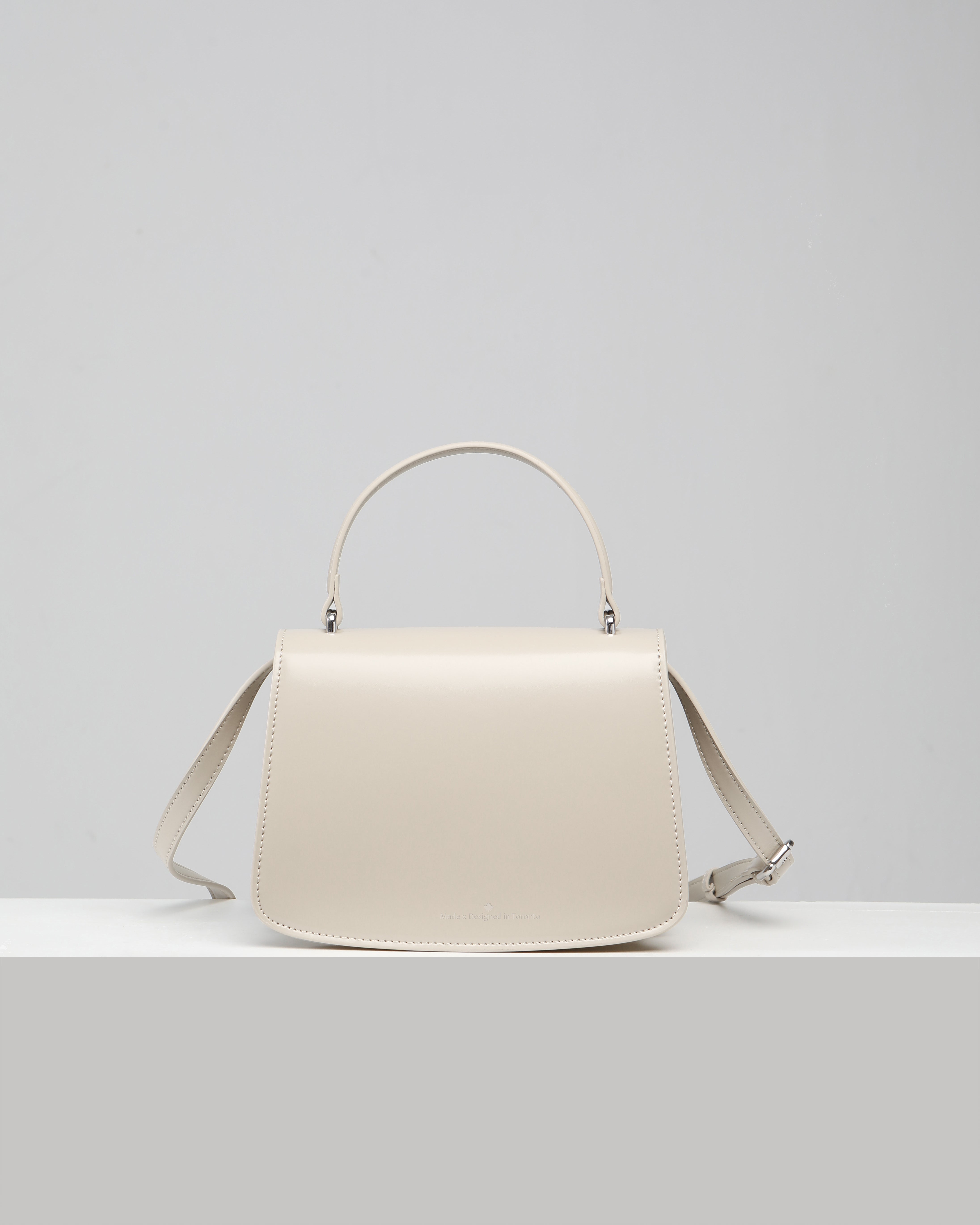 Aura Top-handle Satchel - Ivory