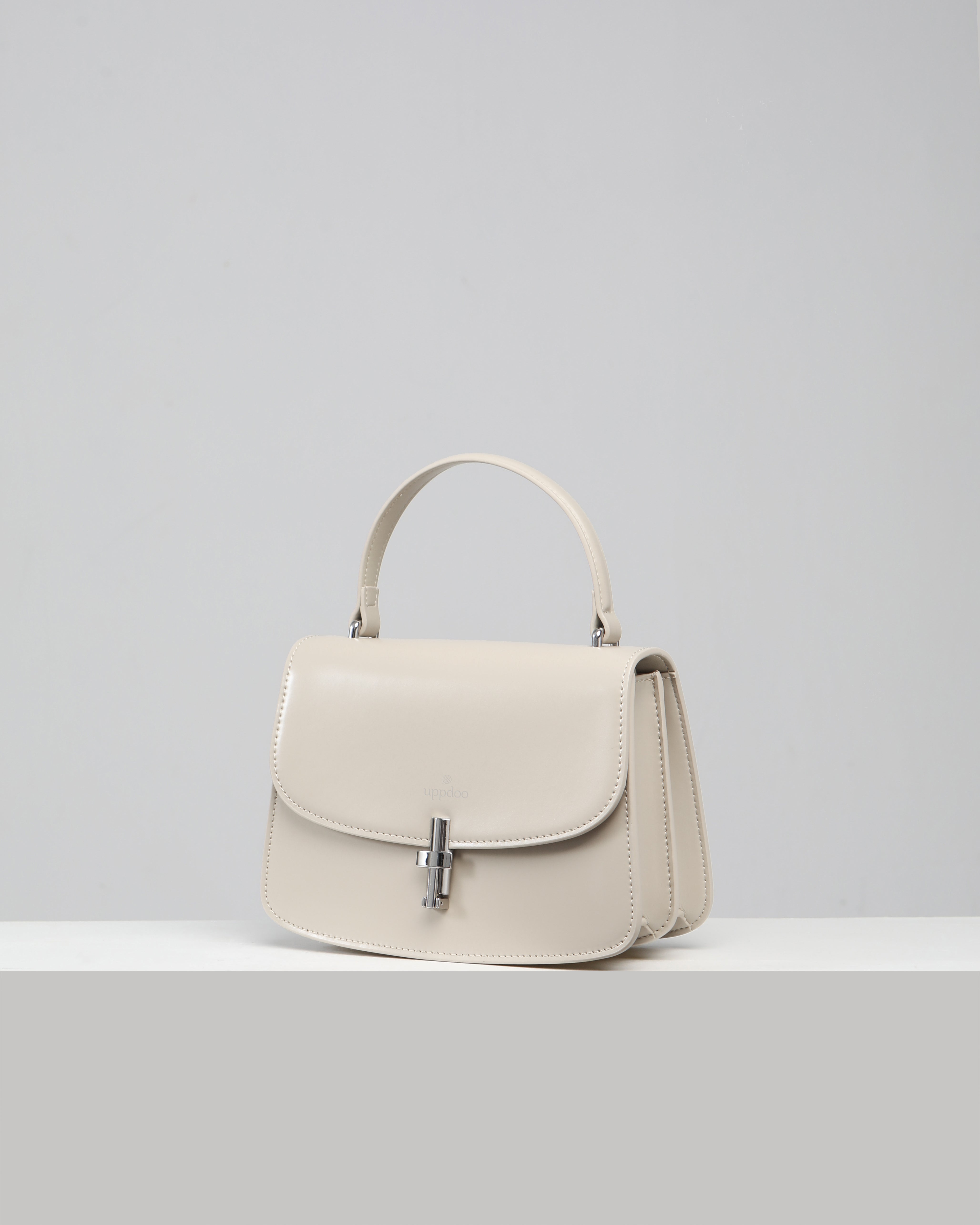 Aura Top-handle Satchel - Ivory