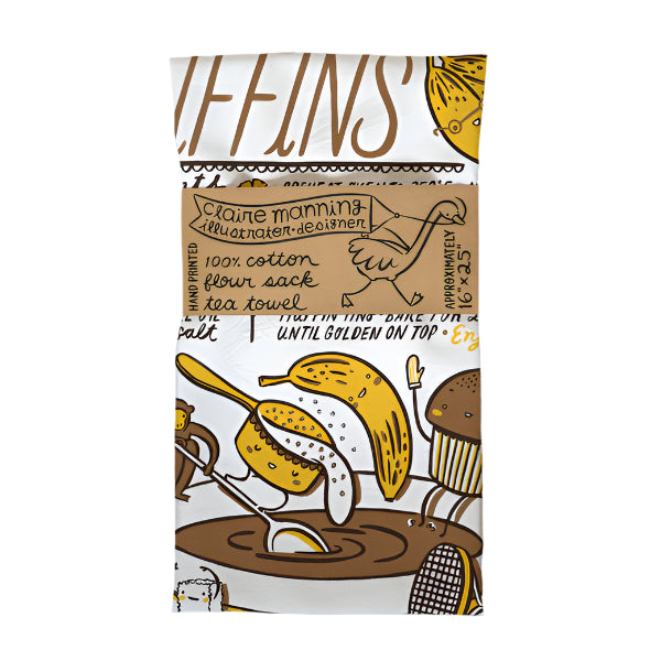 Banana Muffin Tea Towel