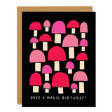 Birthday Magical Mushrooms Card
