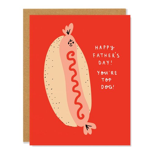 Dad Top Dog Card