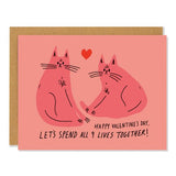 Nine Lives Valentine Card