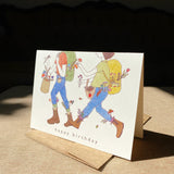 Birthday Mushroom Picking Card