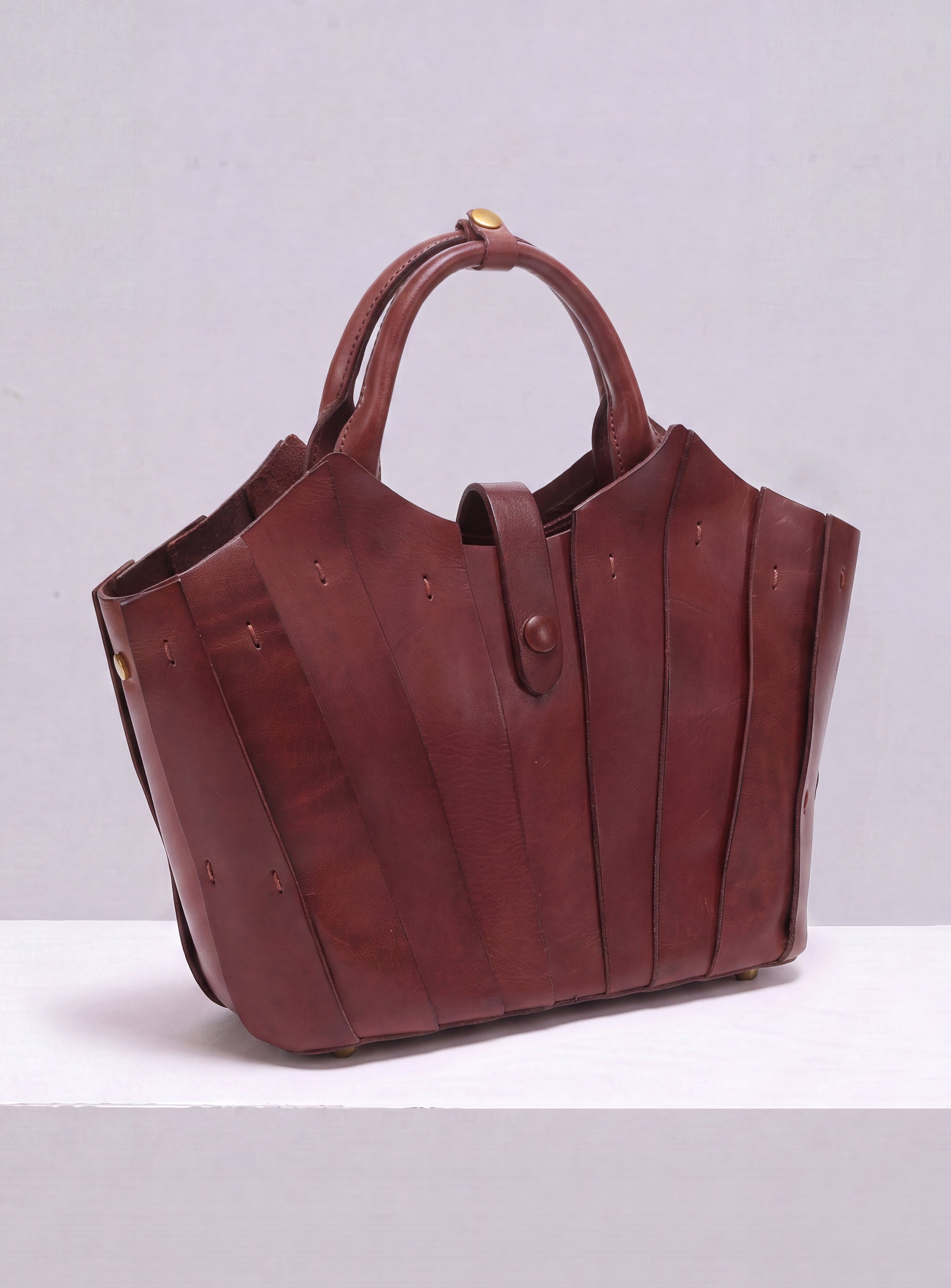 Bloom Satchel - Oxblood
