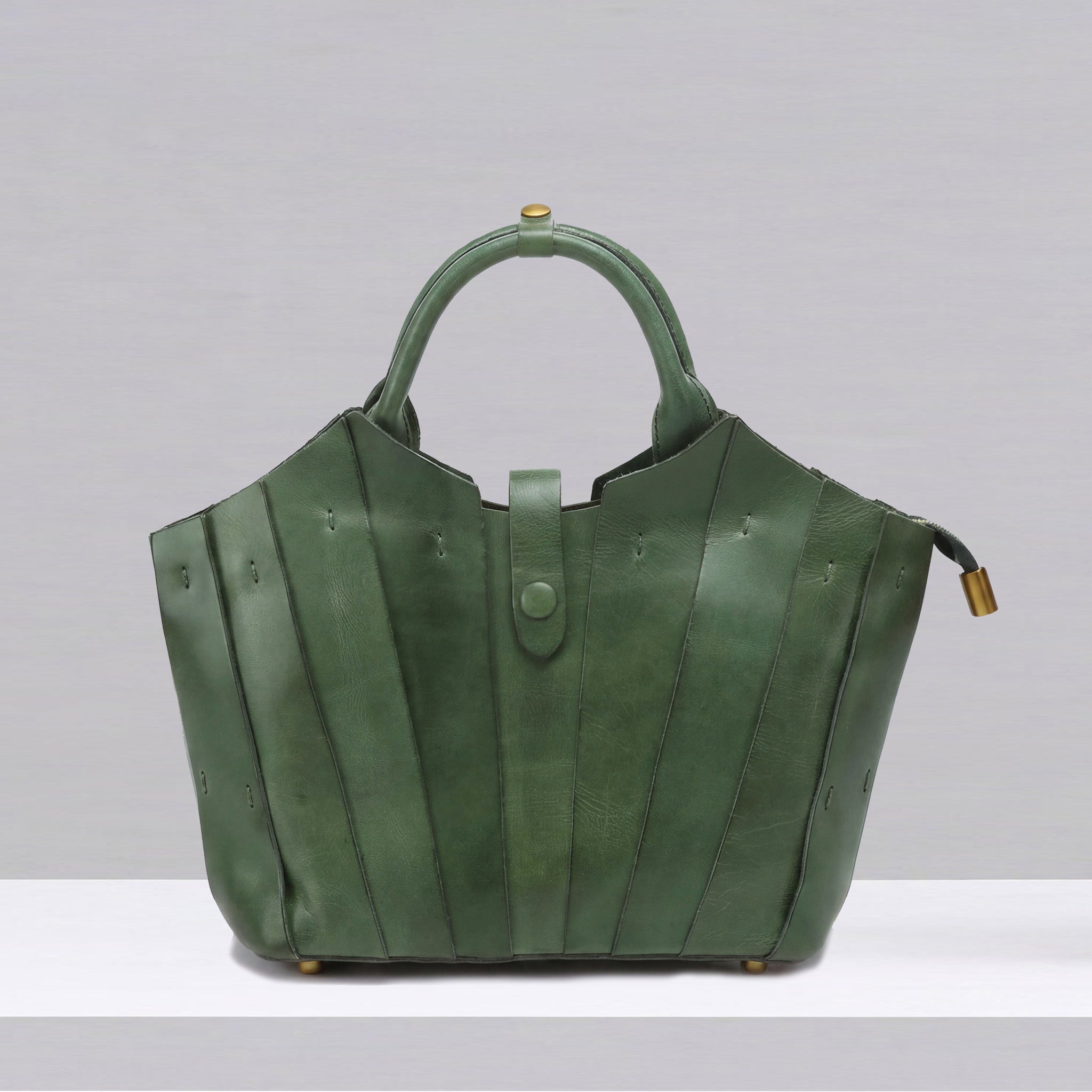 Bloom Satchel - Hunter Green